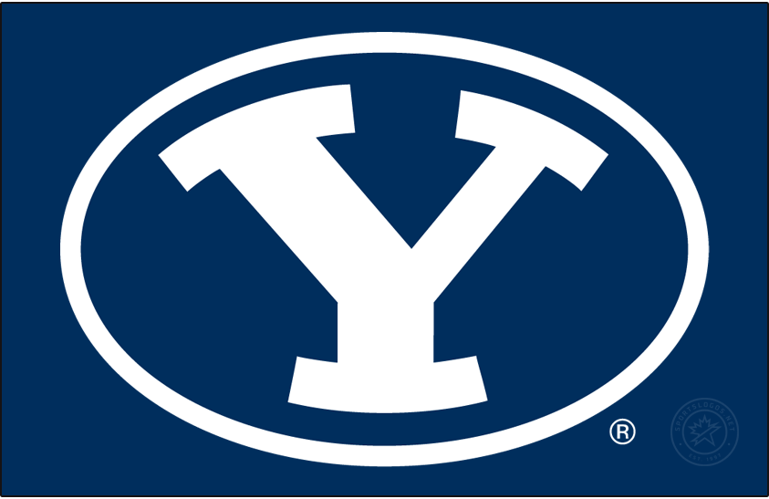 Brigham Young Cougars 2014-Pres Primary Dark Logo iron on transfers for clothing